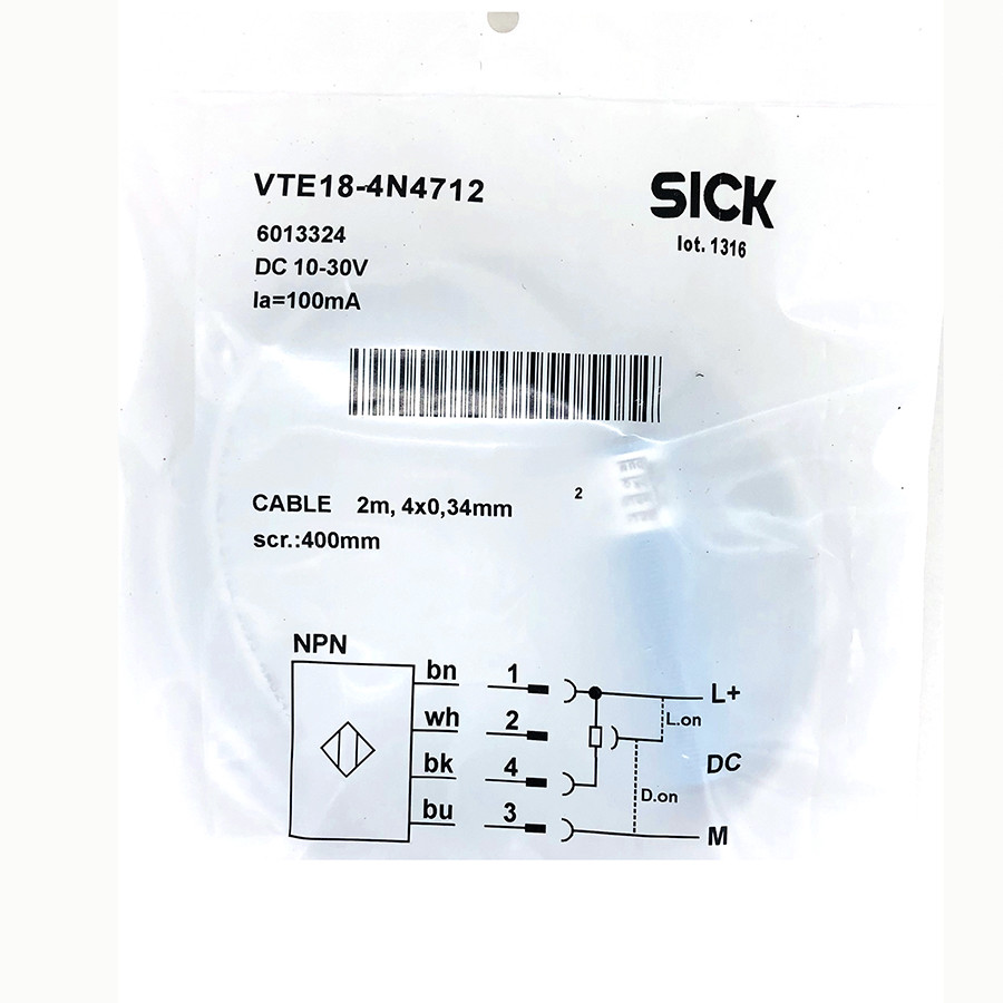 SICK VTE18-4N4712 Photoelectric proximity sensor ,NPN ,New✦Kd