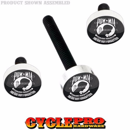 Silver Billet Fairing Windshield Hardware Kit 14-Up Harley Touring - Pow * Mia