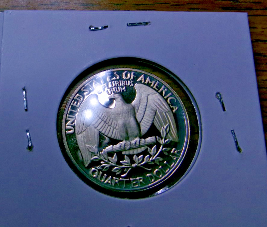 1985 S CLAD Proof Washington Quarter from Proof Set