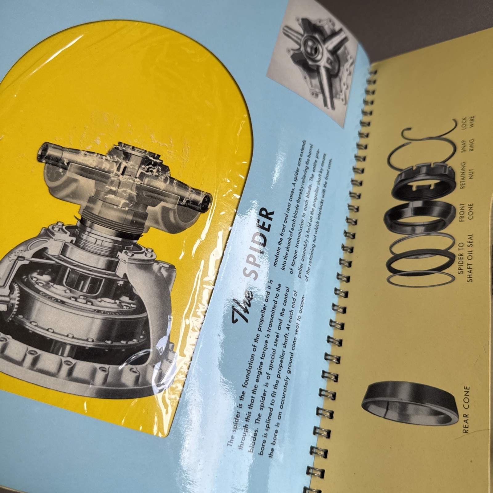 Right Patterson Air Force Hydro Matic propellers training guide 1943