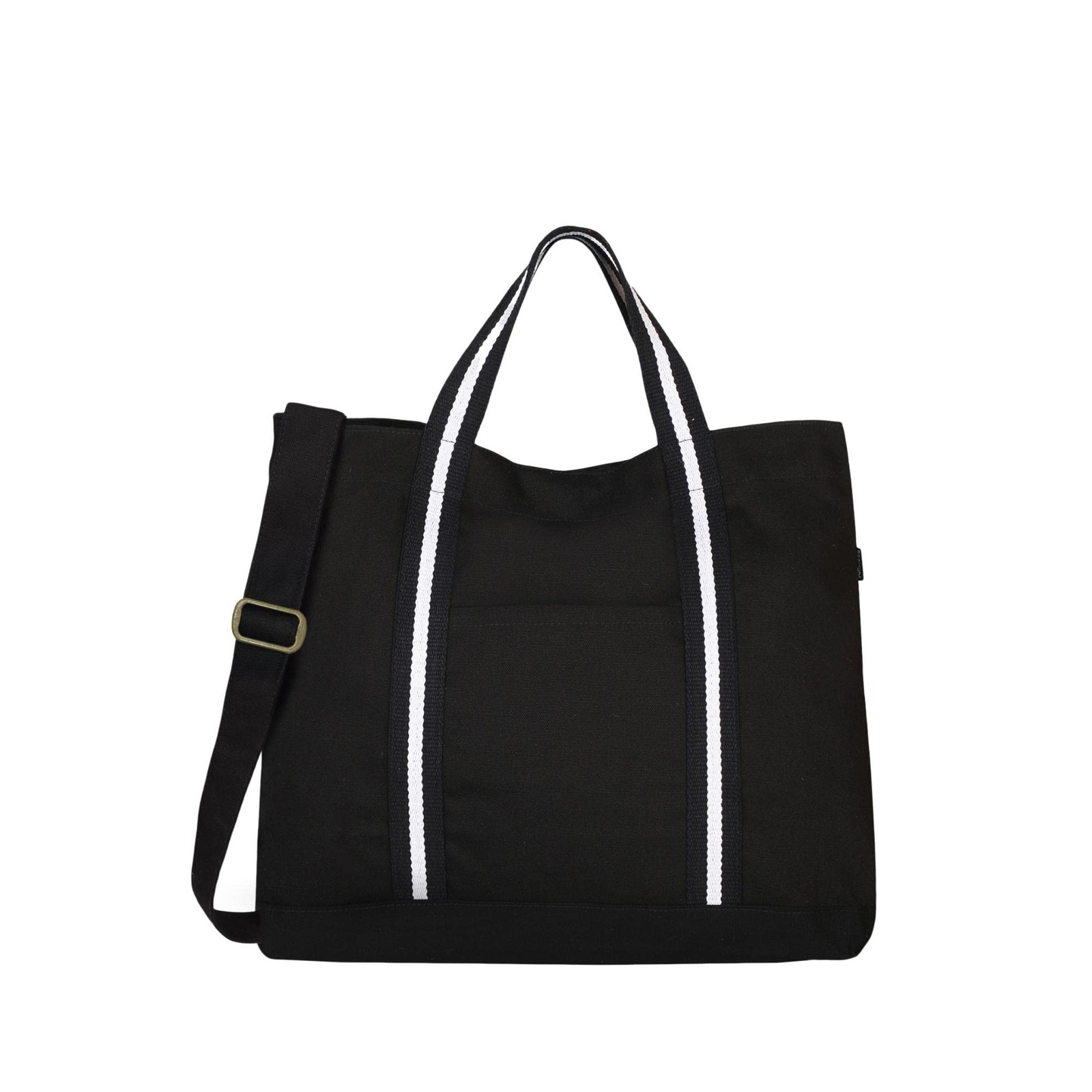 Eco Right Extra Large Canvas Tote Bag with Adjustable Crossbody Handles