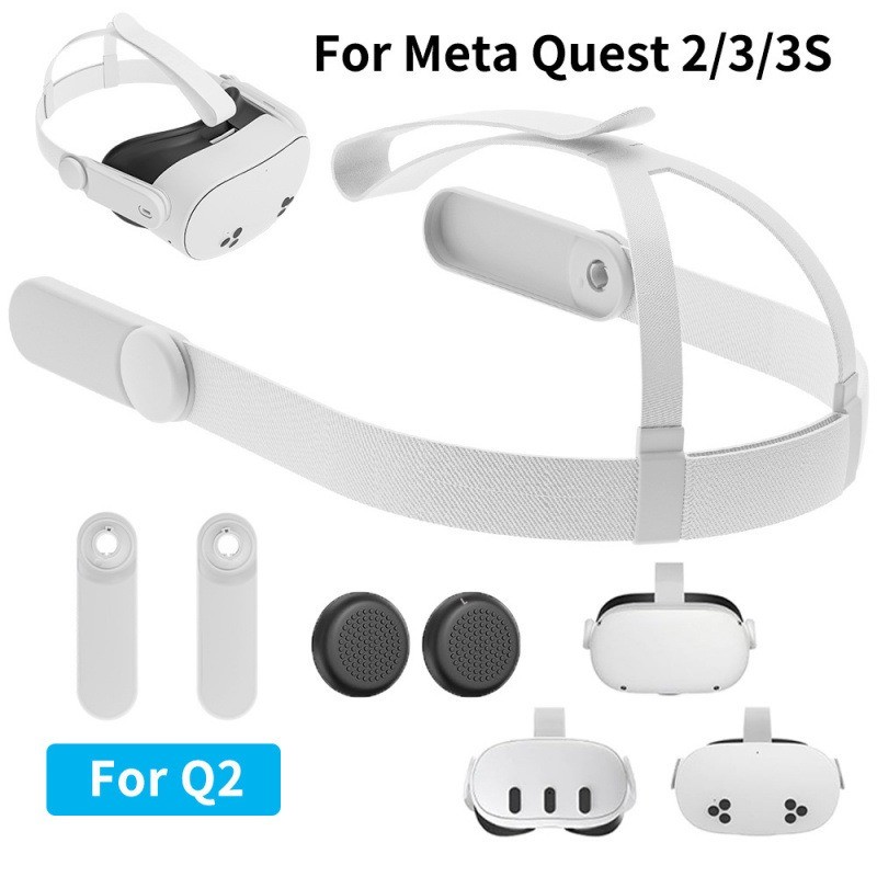 For Meta Quest 2/3/3S Headband Strap Adjustable Replacement Headband Strap