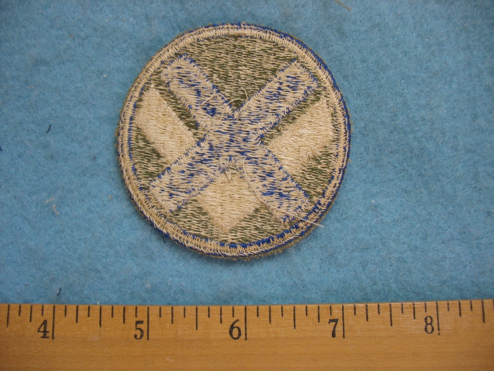 Original unused WWII US Army XV / 15th Corps shoulder patch