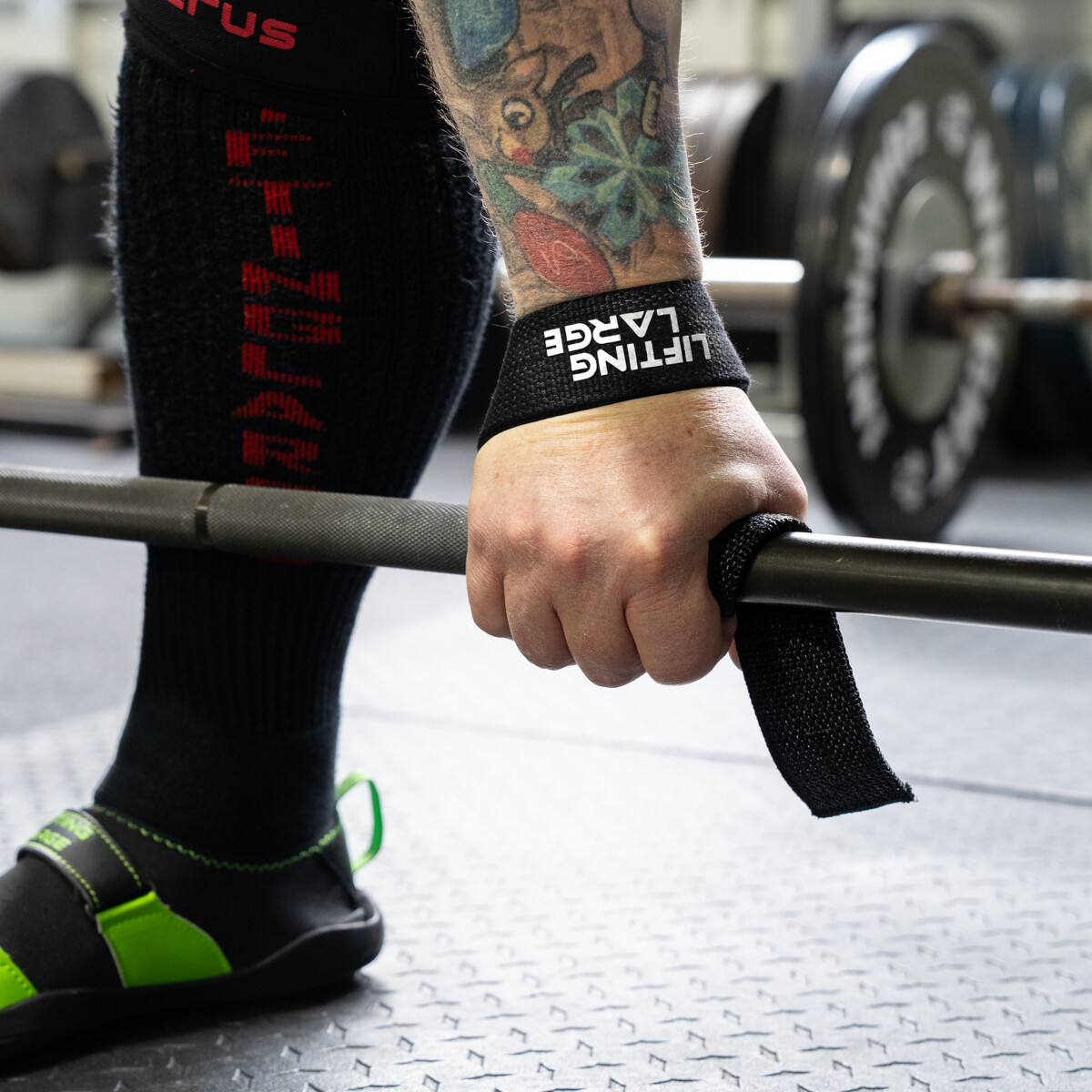 Double Ply WeightLifting Straps - Black