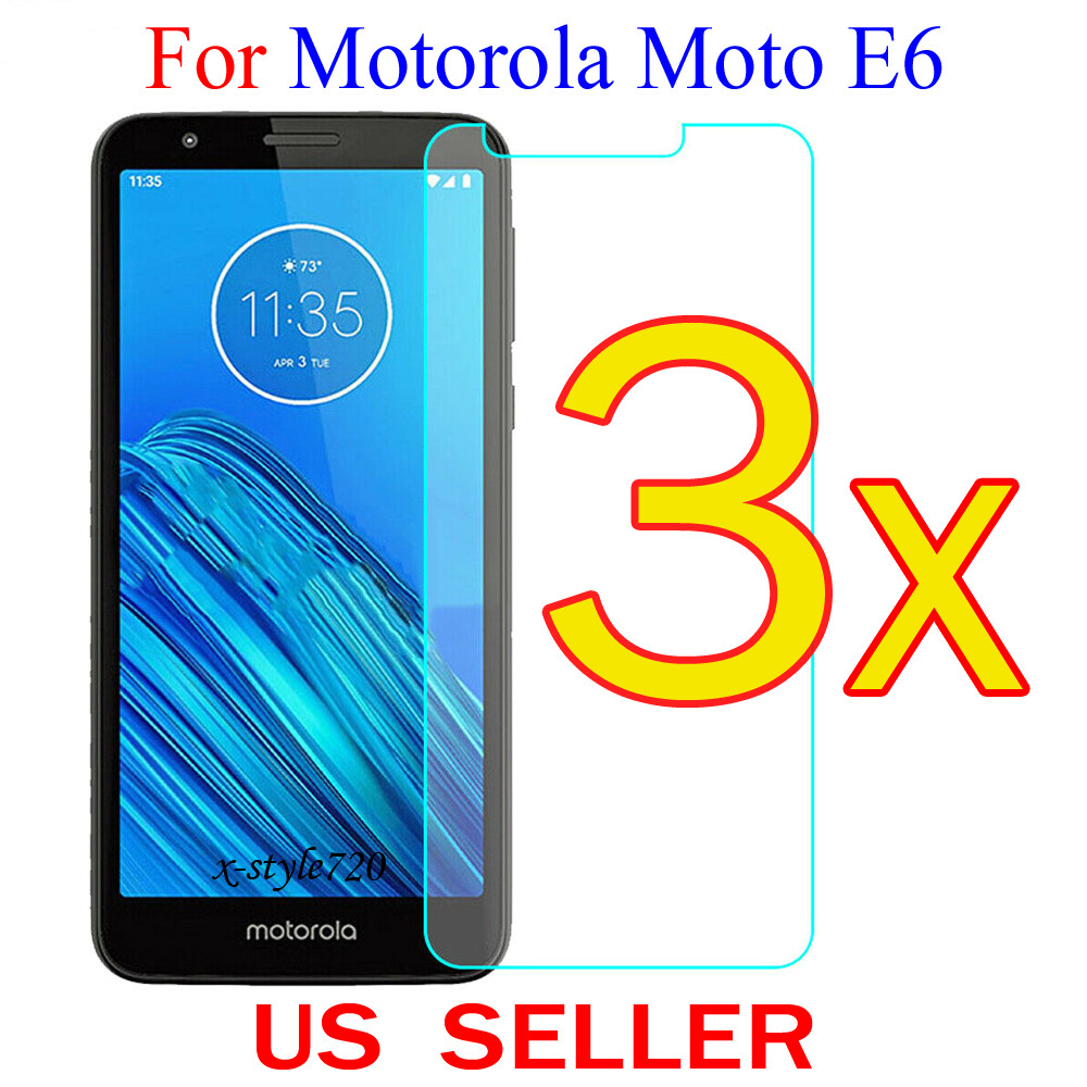3x Clear LCD Screen Protector Guard Cover Film For Motorola Moto E6