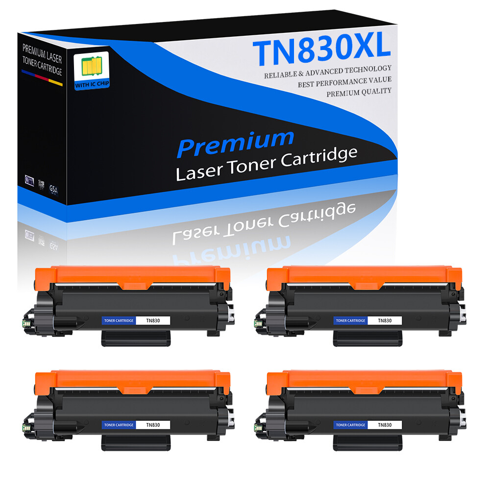 TN830 TN830XL Toner Cartridge for Brother HL-L2460DW DCP-L2640DW MFC-L2820DW