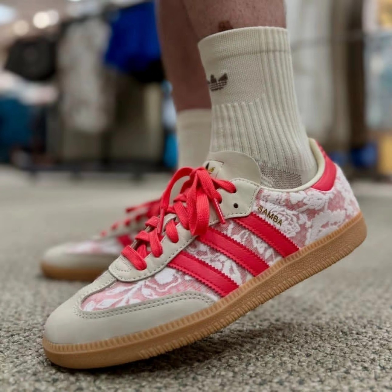 Adidas Samba Og Liberty London Better Scarlet Women's - JR8841 Shoes