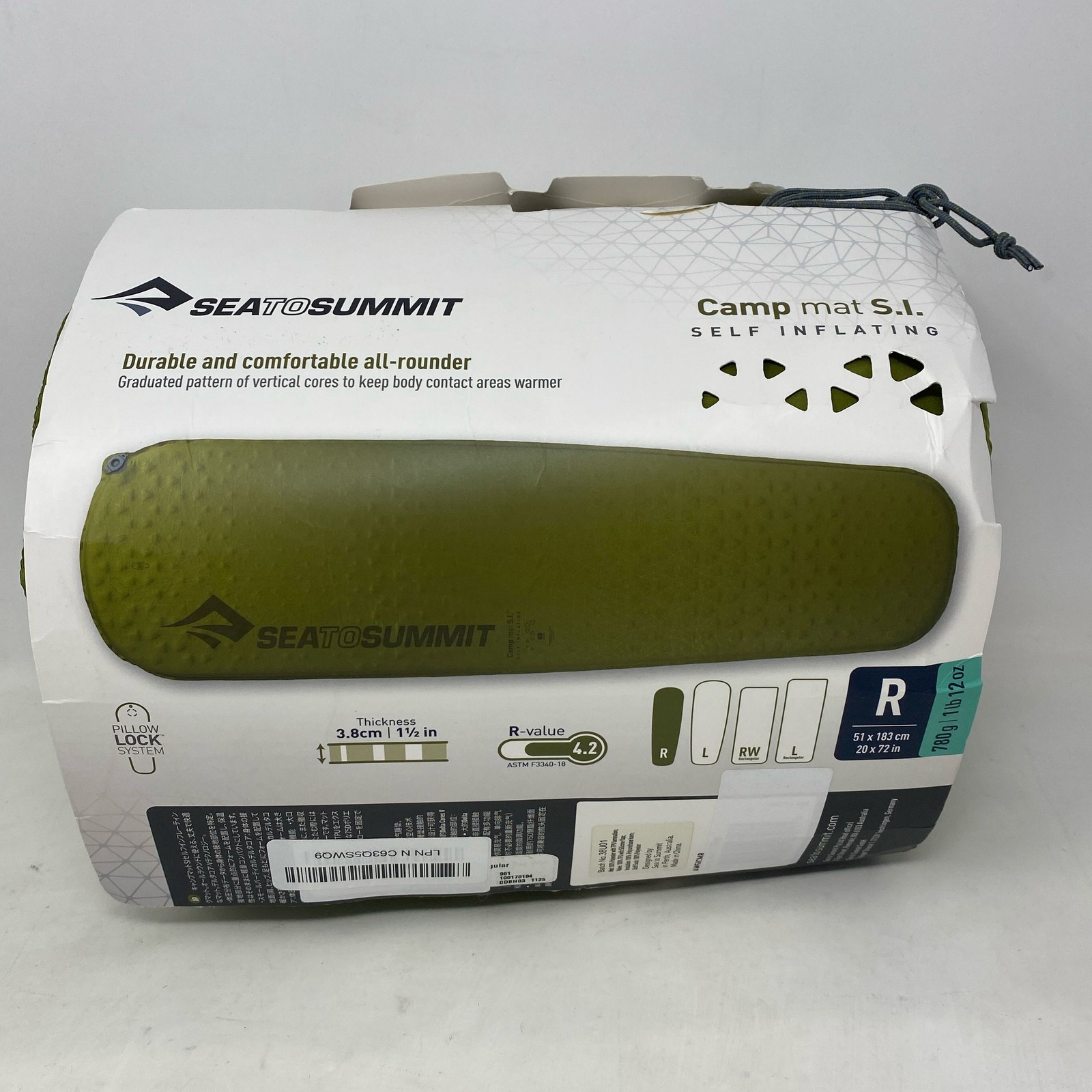 Sea to Summit sleeping Camp Mat S.I. Tapered Regular Olive 72x20