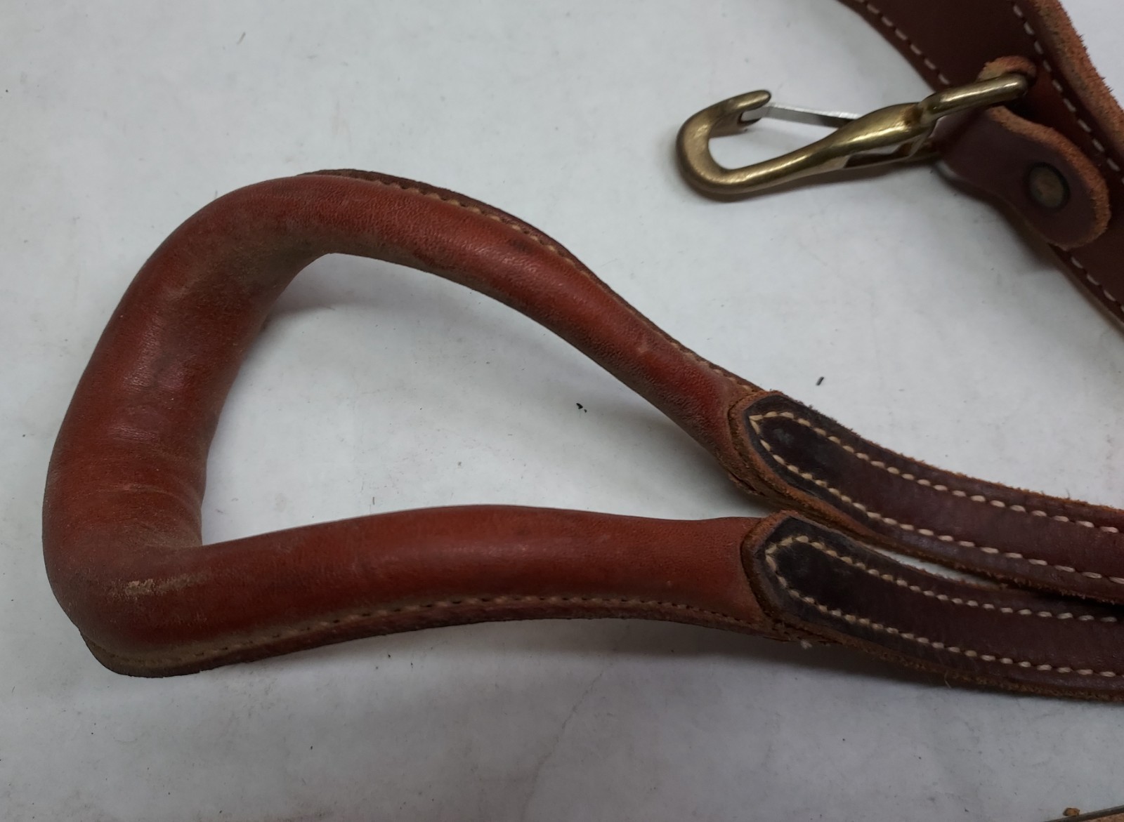 Adjustable Leather Crupper W/ Snap - 0403261
