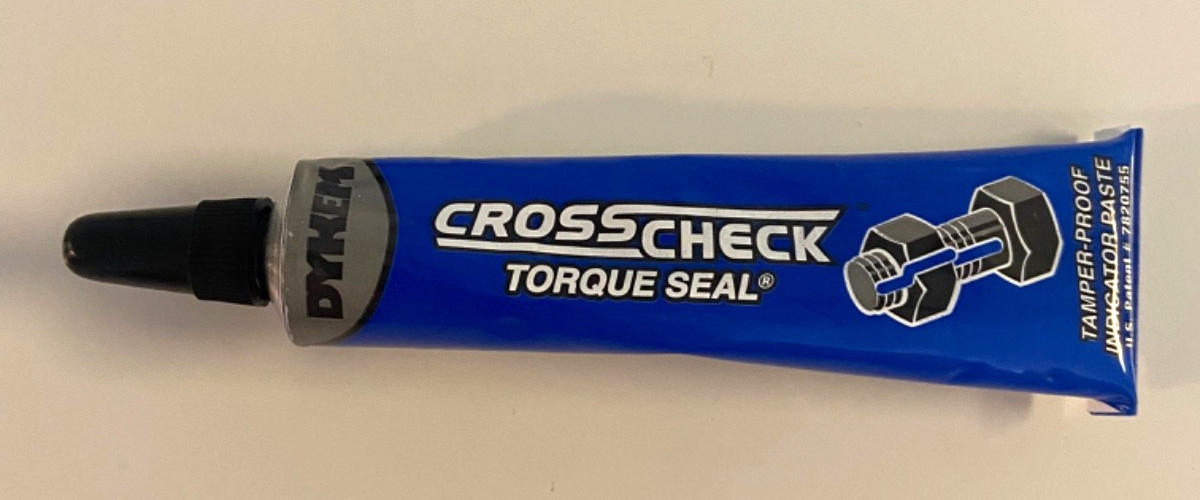 Dykem Cross Check Tamper Proof Torque Stripe Seal Indicator Paste Marker Blue