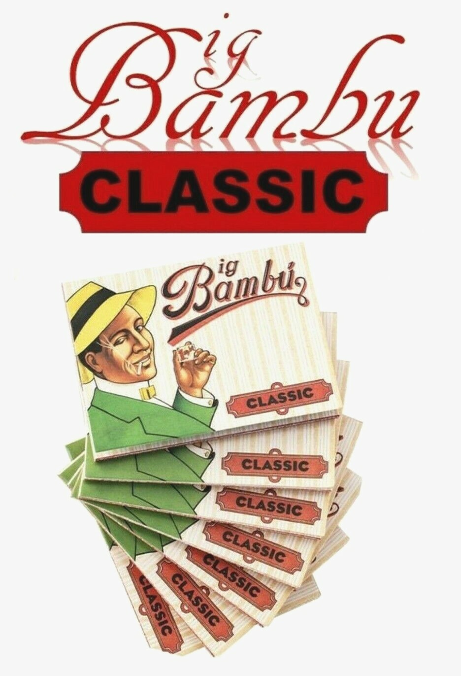Bambu Rolling Papers 100% Authentic Big Bambu Classic Papers 33/Lvs USA Shipped!