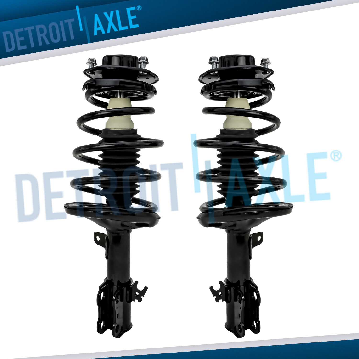 Pair Front Struts with Coil Spring Assembly for 1997-2001 Toyota Camry Solara
