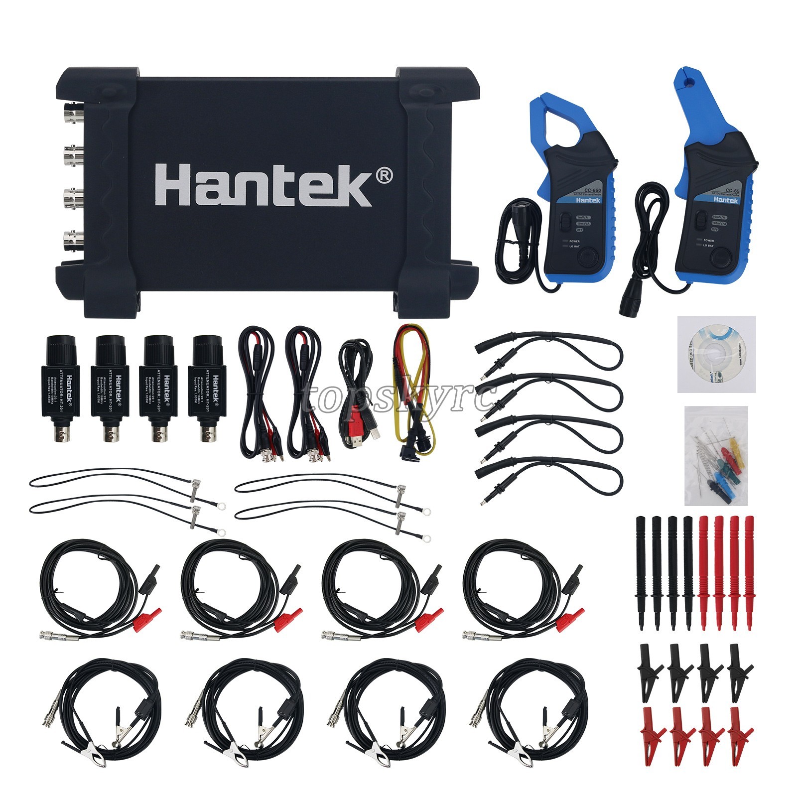 Hantek6074BE Kit IV 4 Channel Oscilloscope Automotive USB Oscilloscope 1GSa/s