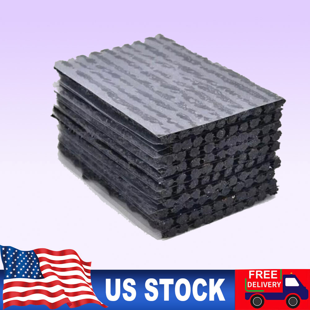 100PCS Tire Repair Plugs Kit Puncture Recovery Tyre Tubeless Seal Plug Strip Car