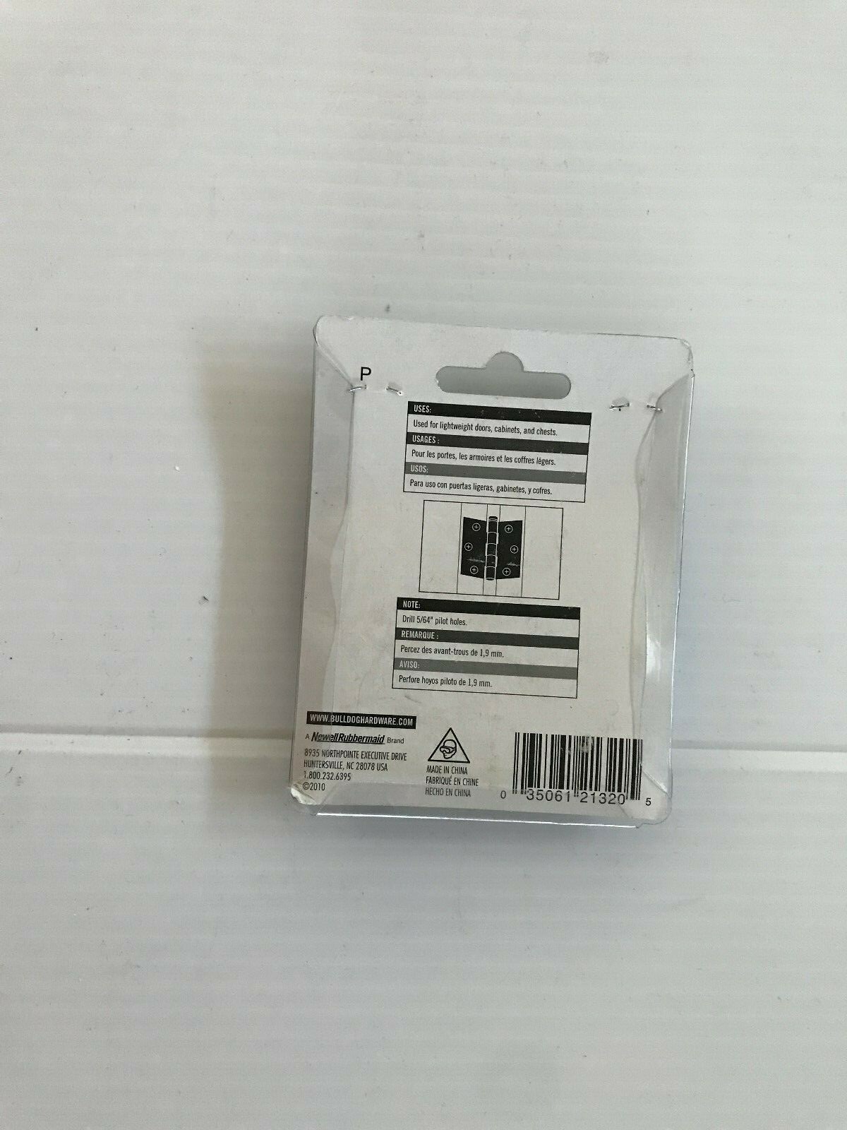 8 Bulldog 3" Utility Hinges Zinc Plated New