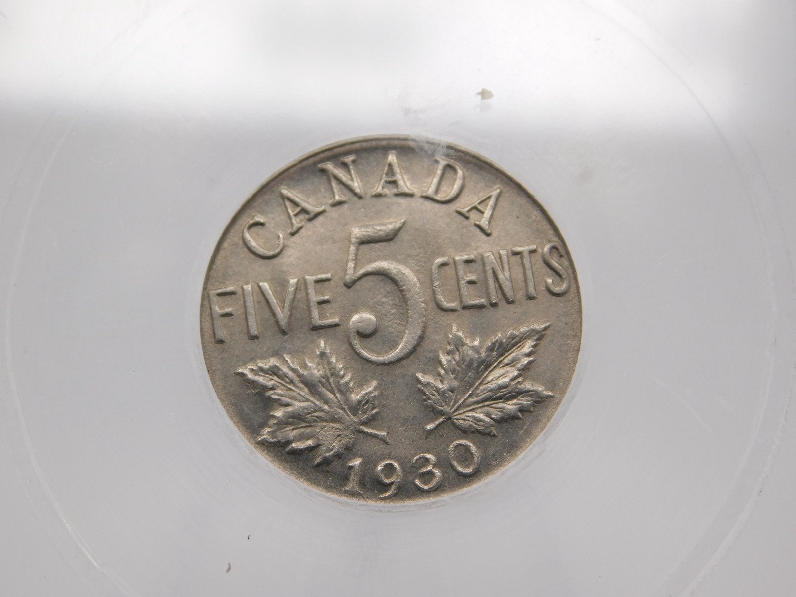1930 Canada Five Cent ICG MS63 (BT1269)