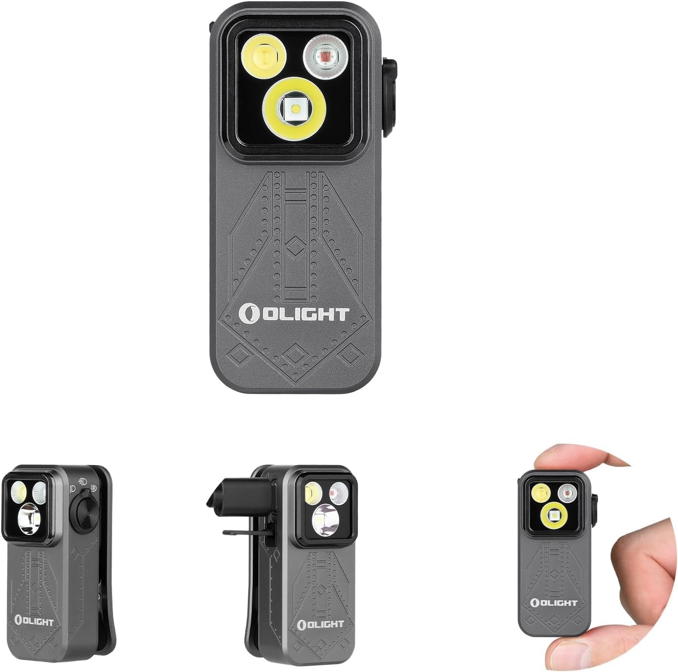Oclip Pro Rechargeable EDC Clip-on Flashlight 500 Lumens , Phantom Squadron