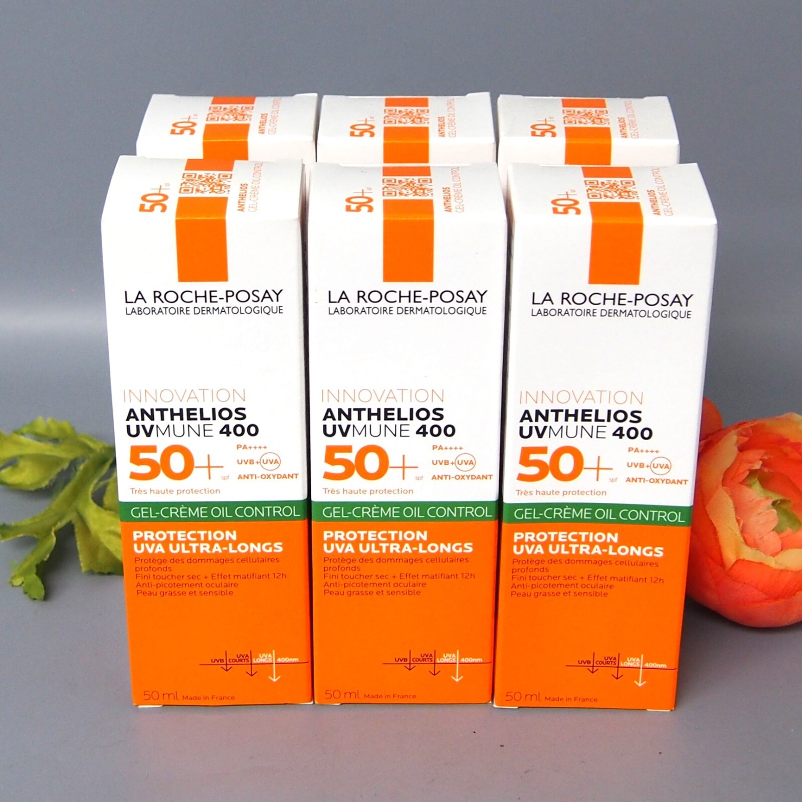 24 PACK La Roche Posay Anthelios SPF50+ Dry Touch Gel Cream 50ml EXP 03/2026