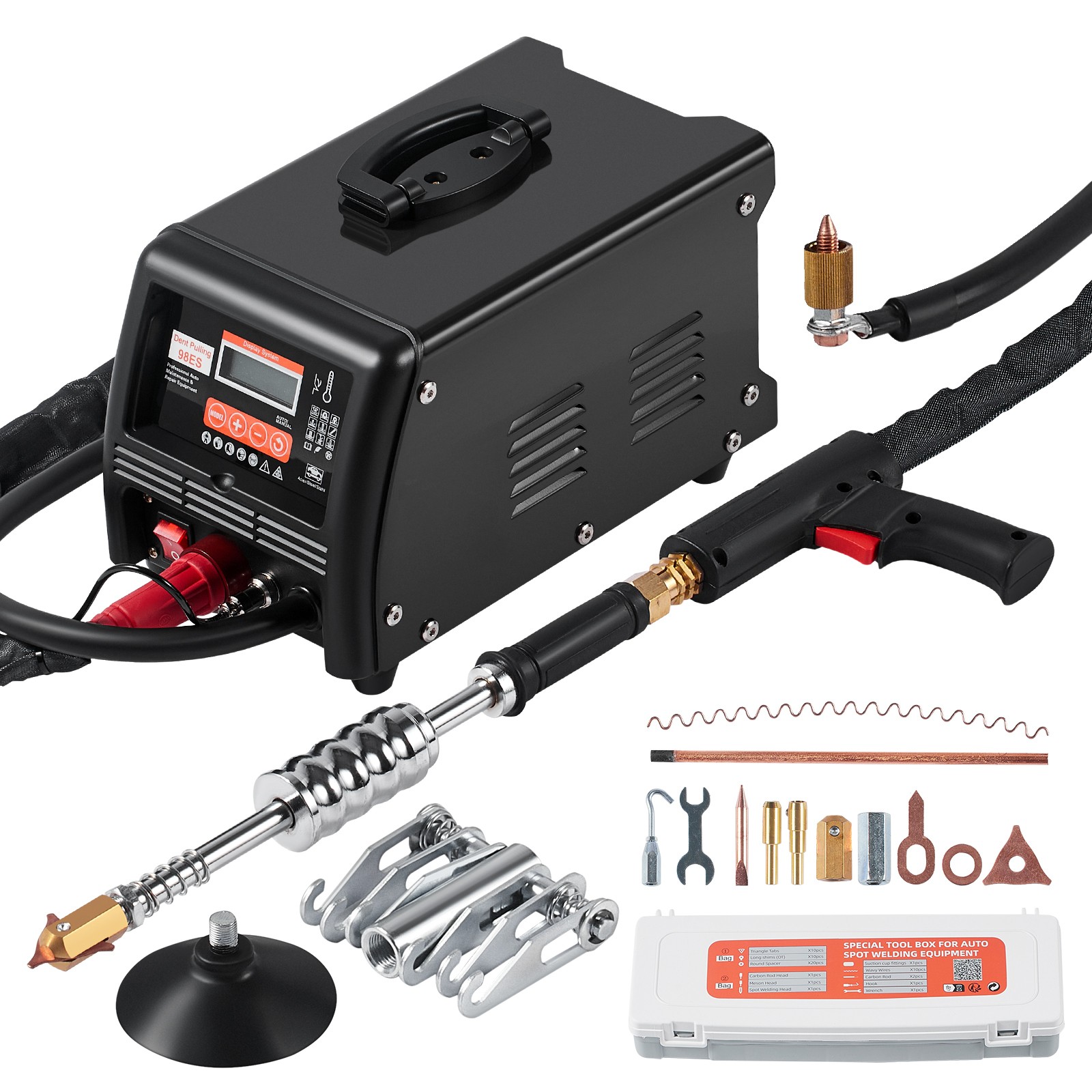 Uimoso Stud Welder Dent Repair Kit 3KW Spot Welder Dent Puller Machine 9 Modes
