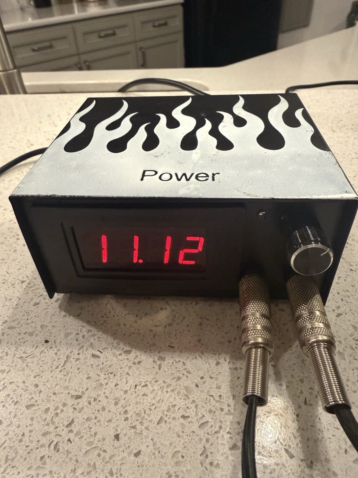 Adjustable Tattoo Machine Power Supply Output  Black LED Display