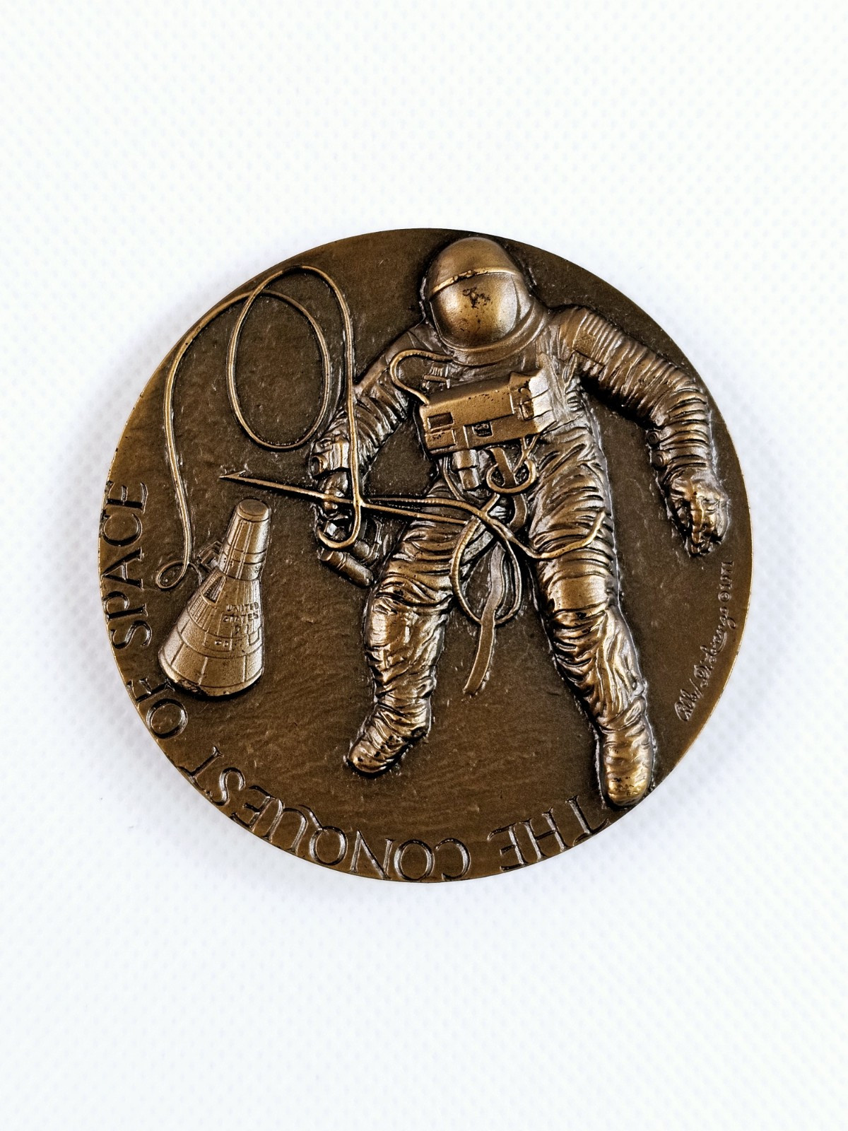 Man’s Dream “The Conquest Of Space” MACO Bronze Medal in Very High Relief - 64mm