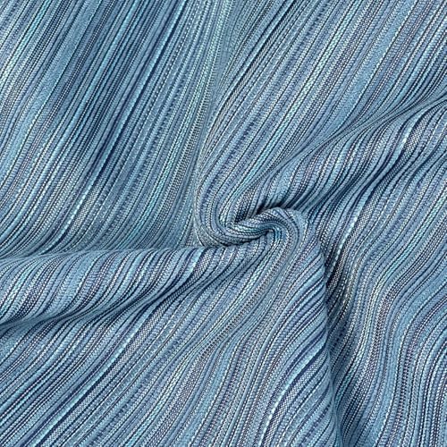 Outdoor Waterproof Throw Pillow Covers 12x20 Set of 20" x 12" (Pack of 2) Blue
