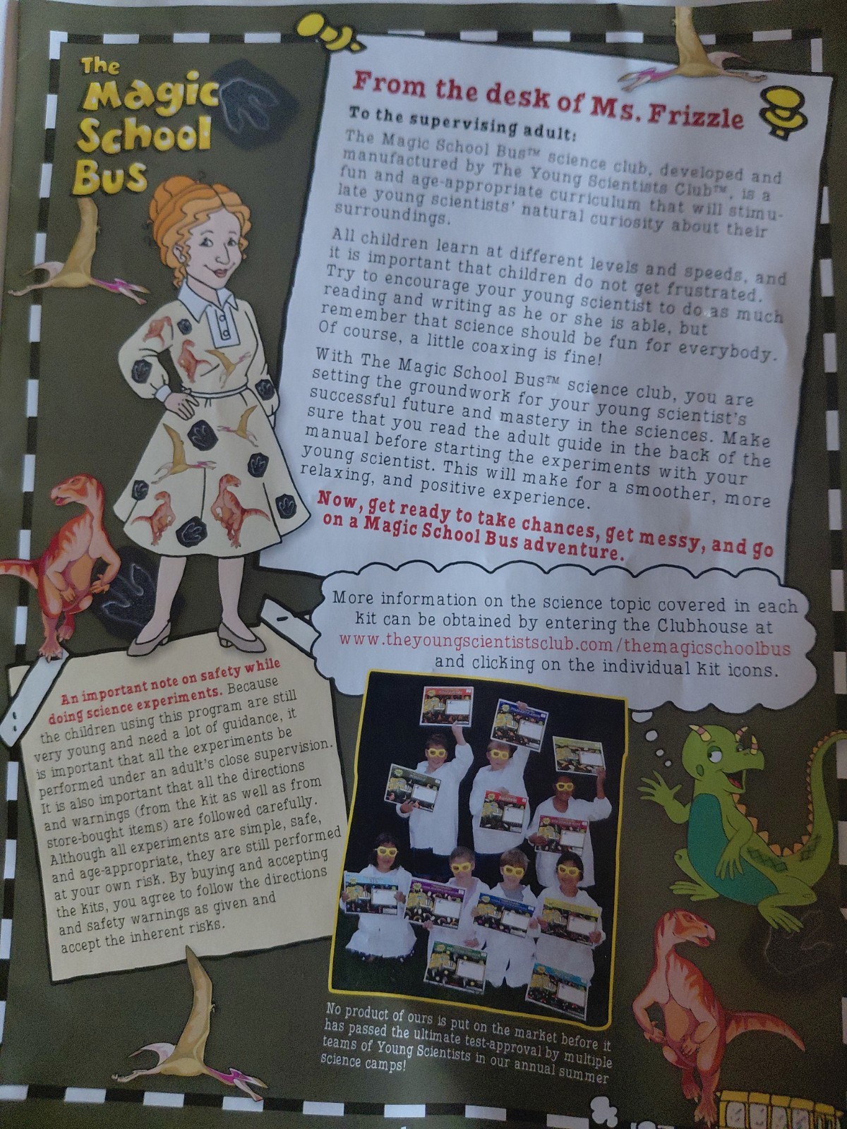 Magic School bus activity kit