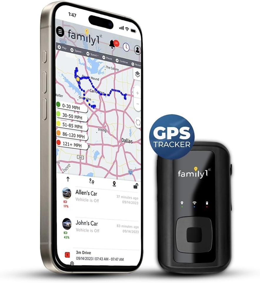 Family1st Portable Automobile GPS Trackers for Vehicles, Cars, Loved Ones,...