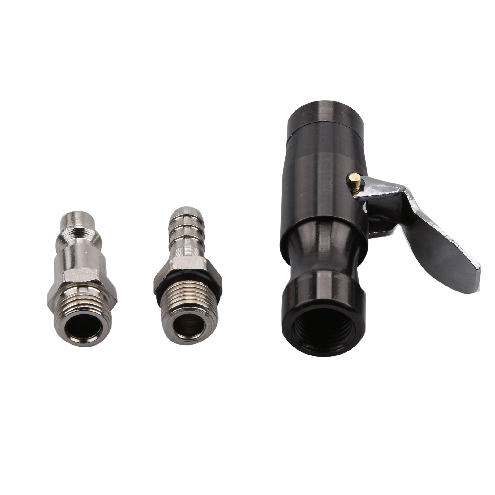 1Pc 200PSI Tire Inflator Lock-on Air Chuck 1/4" Female NPT For Schrader Valve