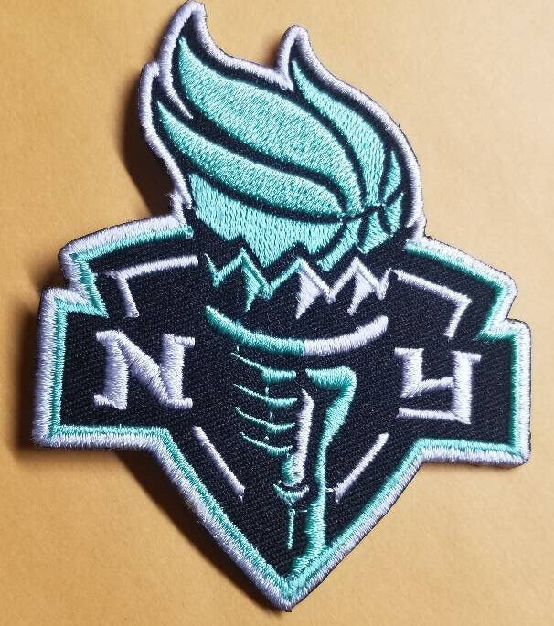 WNBA New York Liberty Basketball Patch aprox 3x3.5"