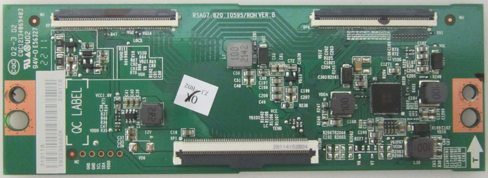 Hisense 50U6HF T-Con Board (RSAG7.820.10595/ROH) 315118
