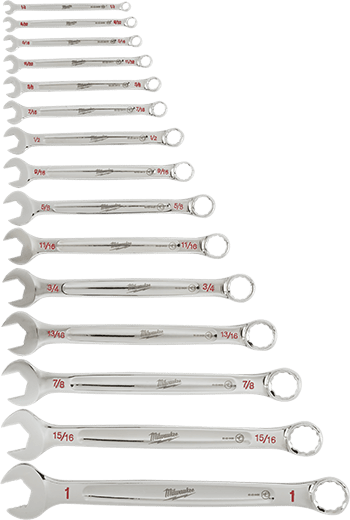 Milwaukee 48-22-9415 15pc Combination Wrench Set - SAE