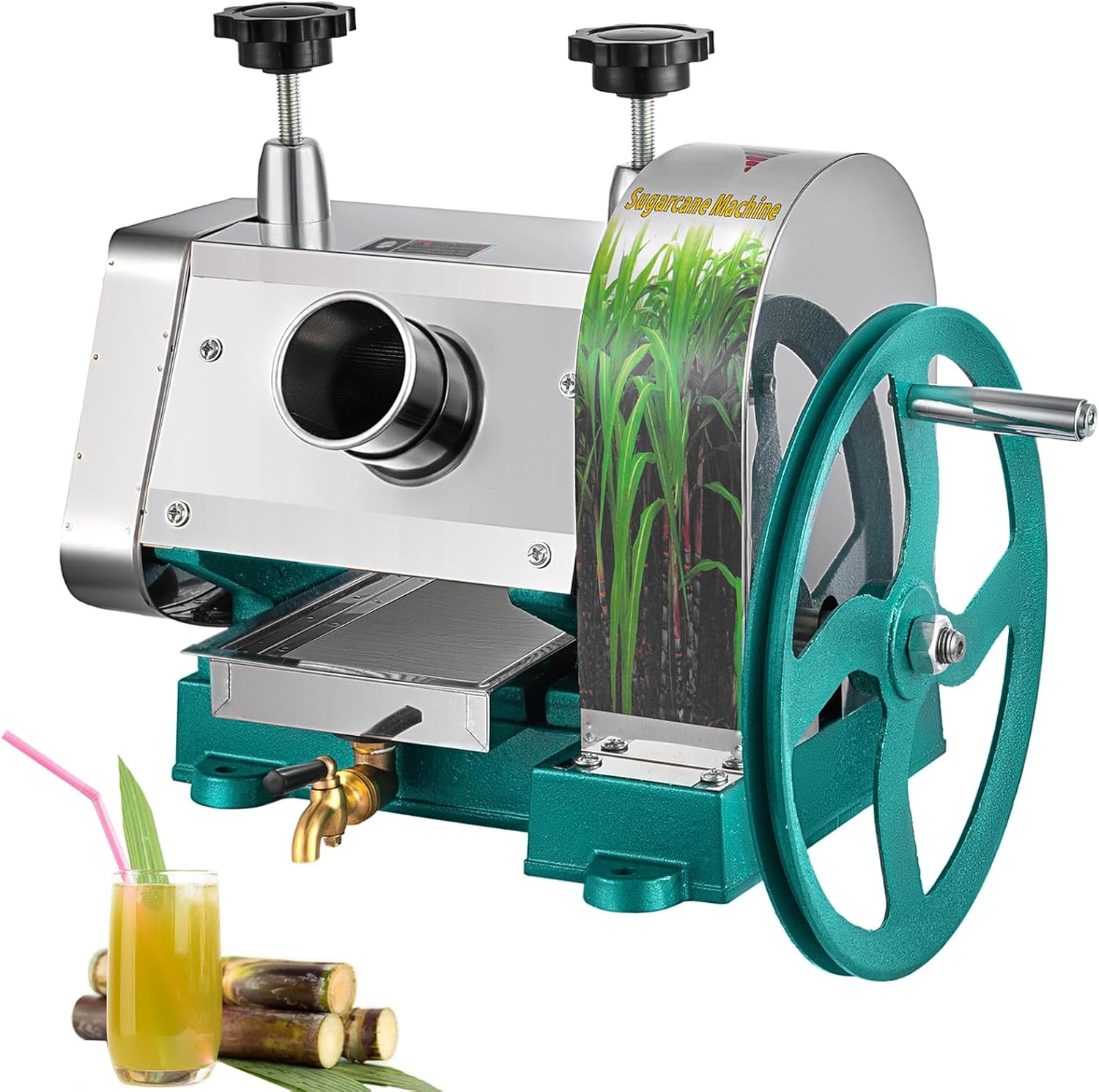 Commercial Sugar Cane Juicer Machine Juice Squeezer SugarCane Press Extractor