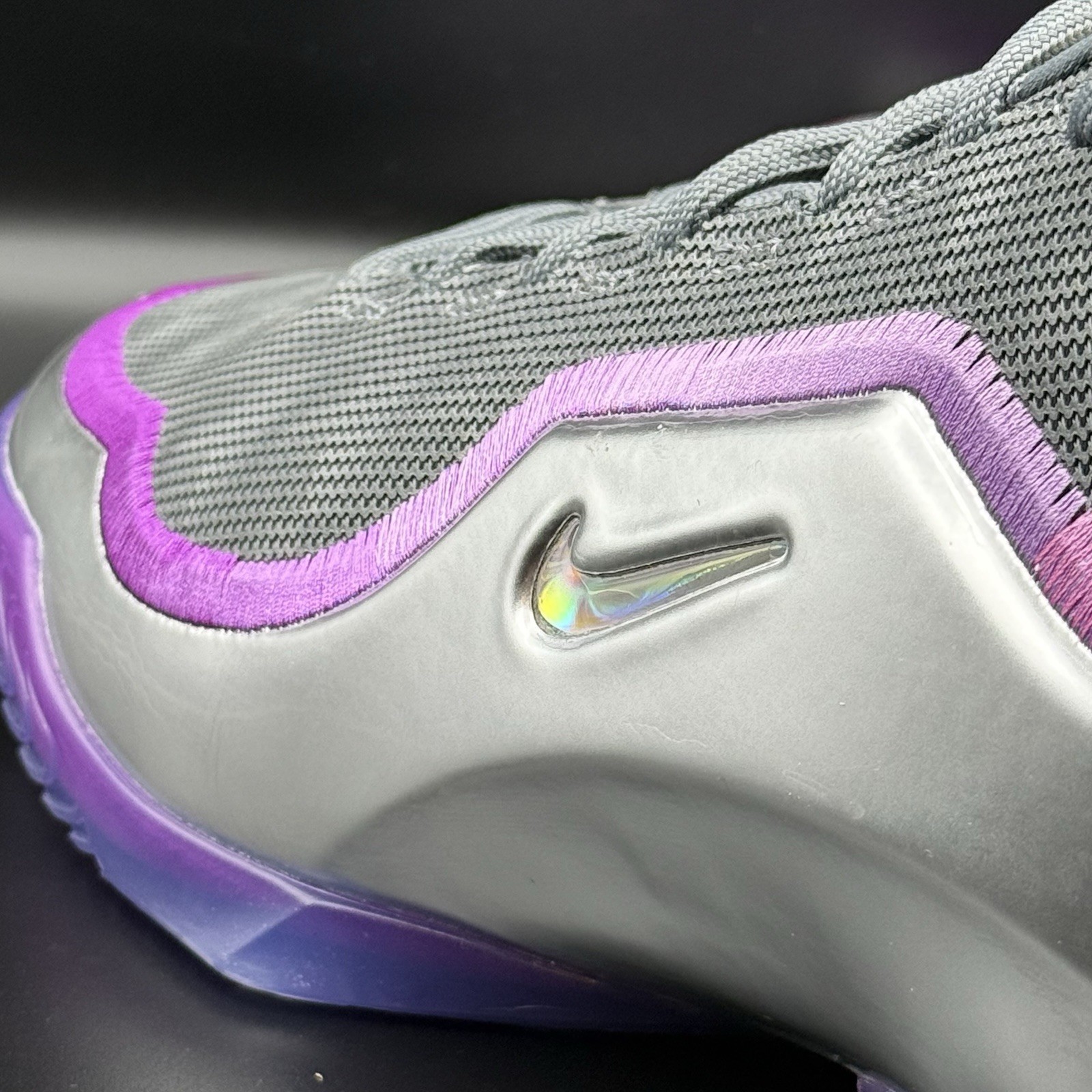 Nike Lebron 23 LUX Bubble Boy Purple Grey Basketball IF0694-002 Mens Size 8