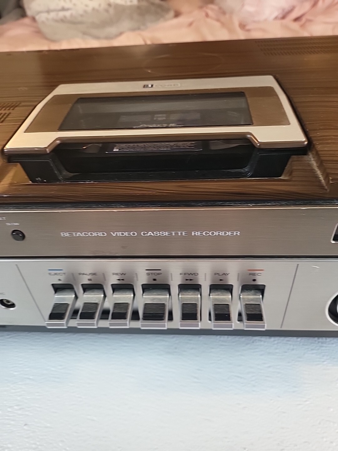 Sanyo VTC 9100A BetaCord Betamax Cassette Recorder Player (As Is Parts Only) EBS