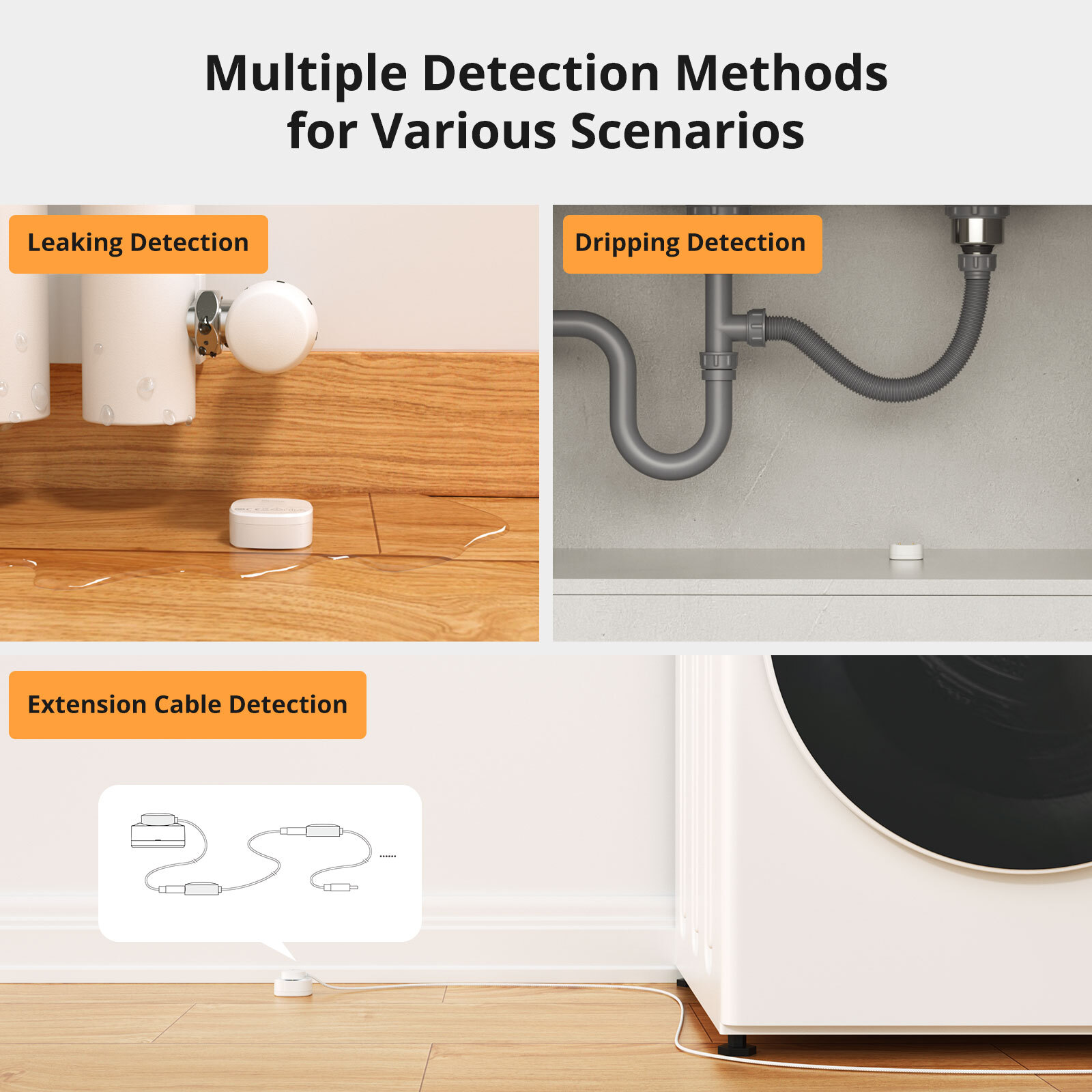SONOFF Zigbee 3.0 Water Leak Sensor IP67 Waterproof Compatible Alexa,Google Home