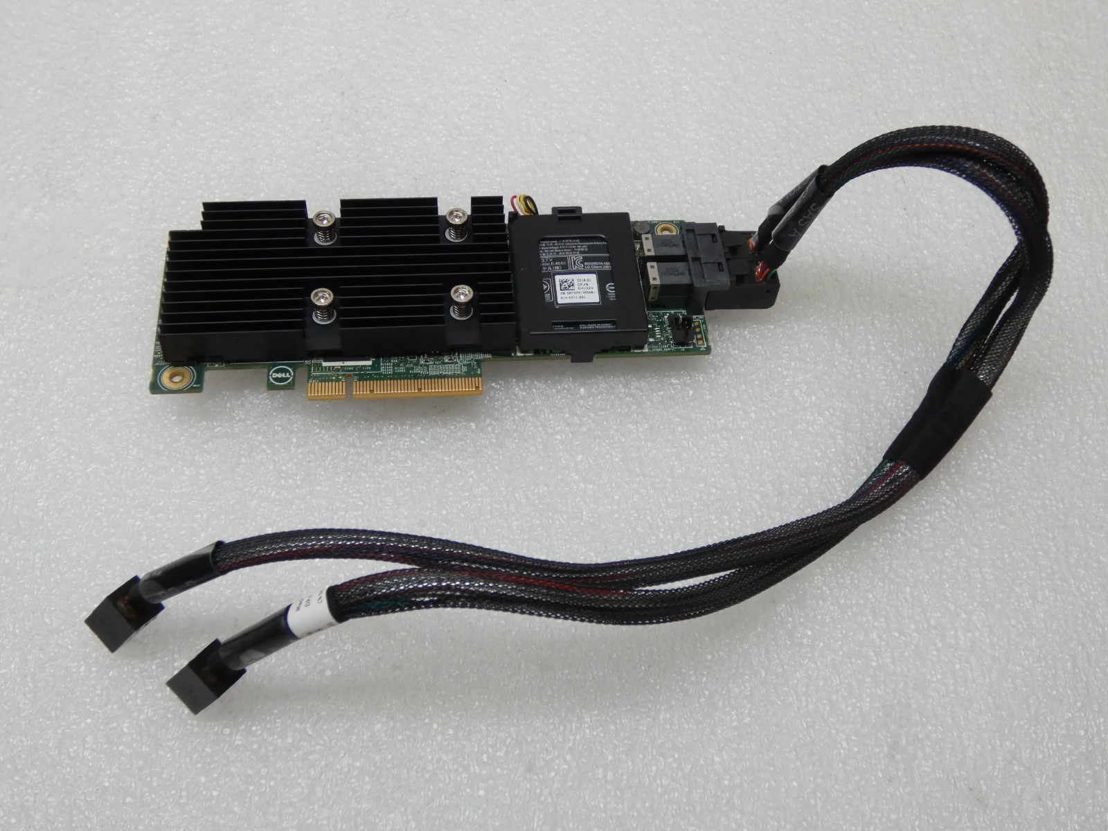 Dell PERC H730 12GB/s 1GB PCIe RAID Controller W/ Battery P/N: 044GNF No Bracket