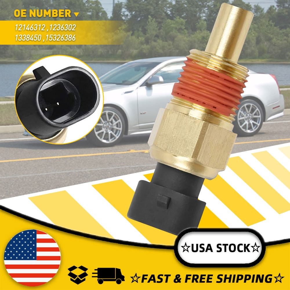 Engine Coolant Temperature Sensor For Buick Cadillac GMC ISUZU Chevrolet 1236302