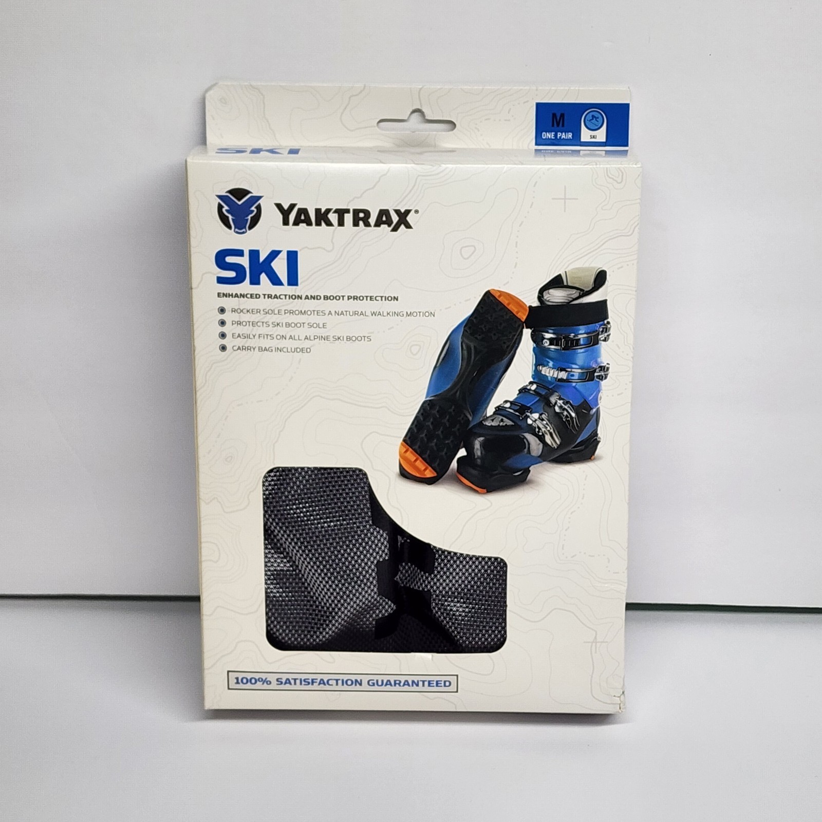 YAKTRAX Ski Boot Sole Protection SKI TRAX Size M Medium (Mondo 27.5-29.5) NEW