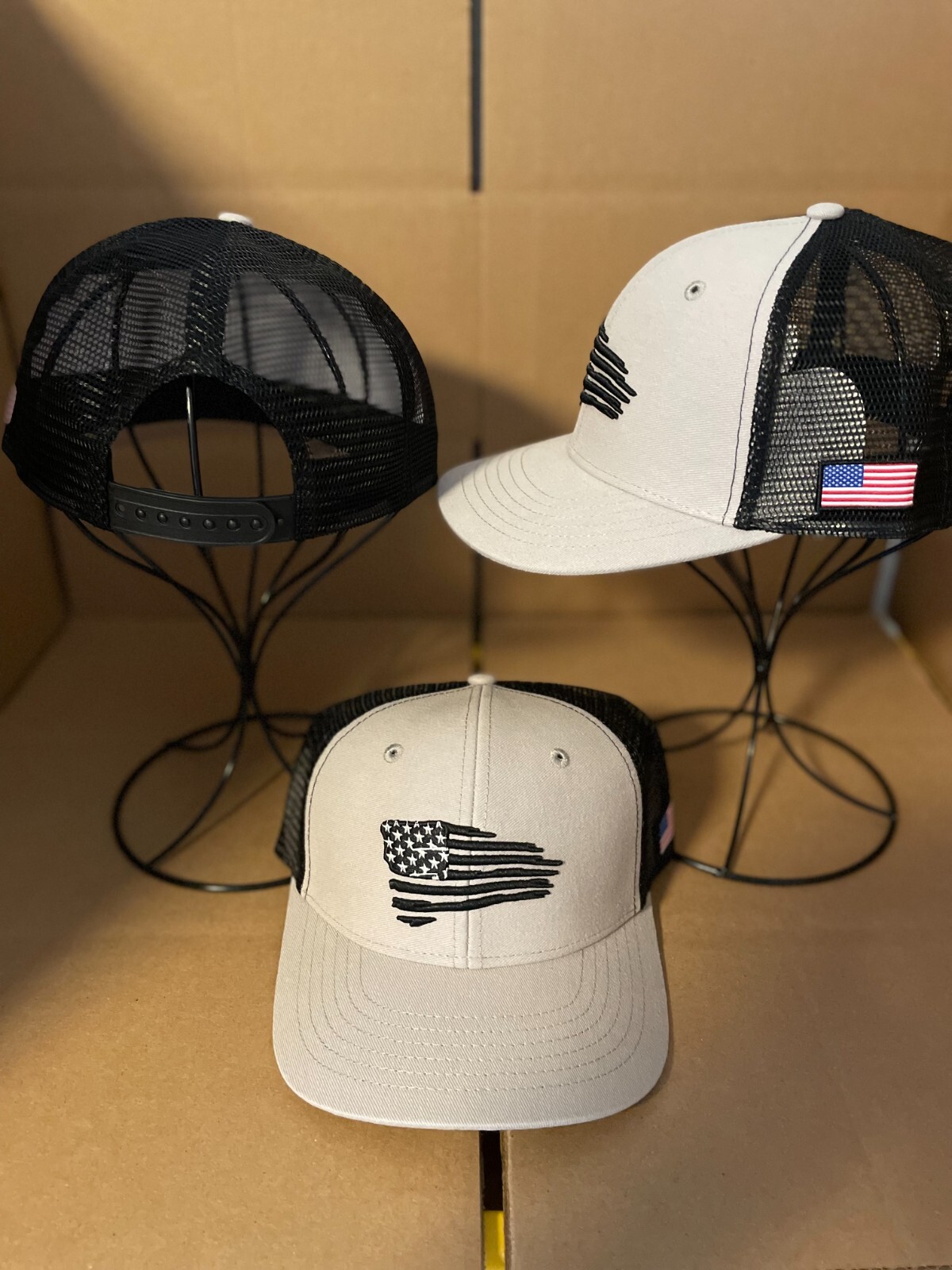 America 250 Trucker Hat USA Flag Snapback Mesh Cap Patriotic Limited Edition