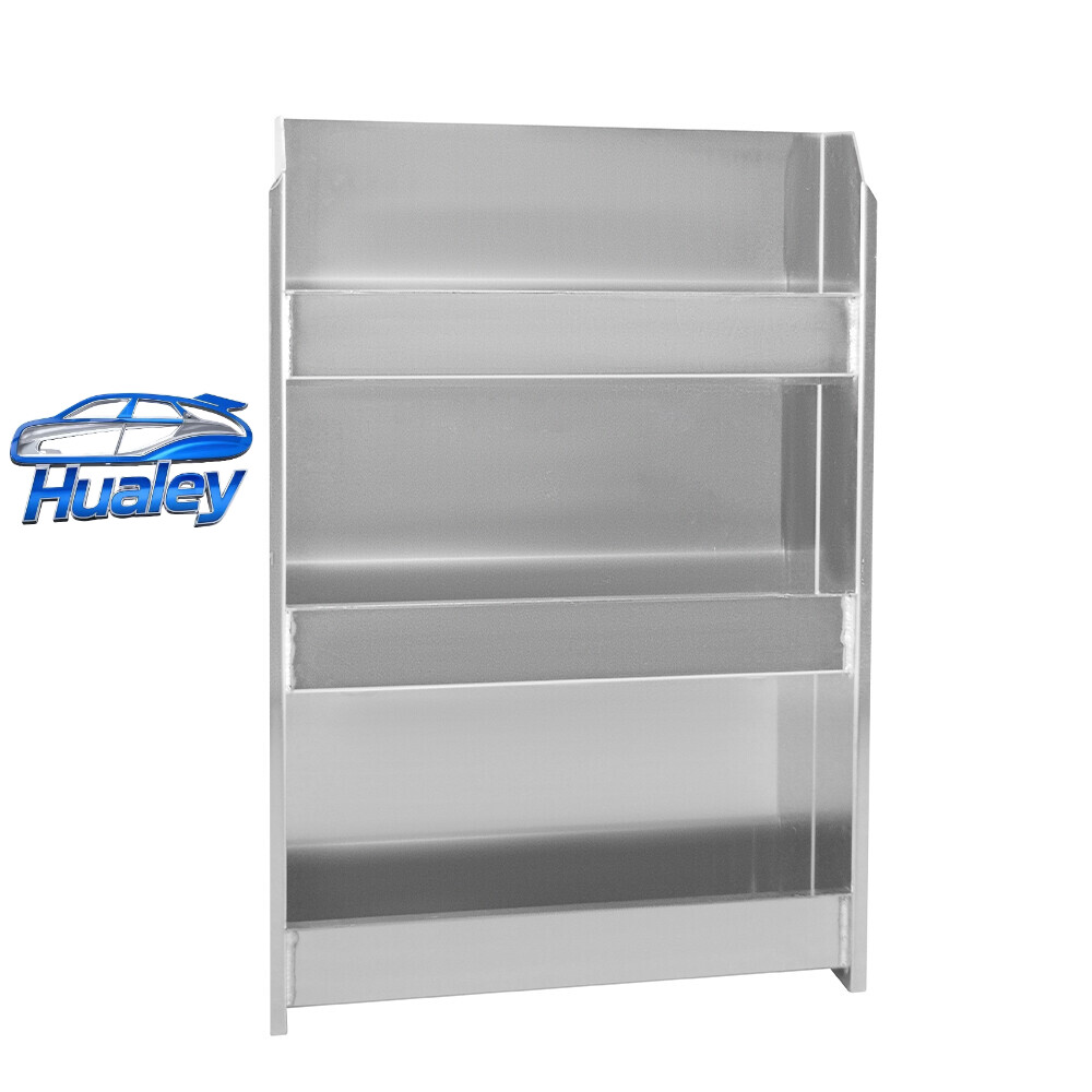 NEW 24 Aerosol Can Holder Cabinet Shelf Aluminum Garage Trailer