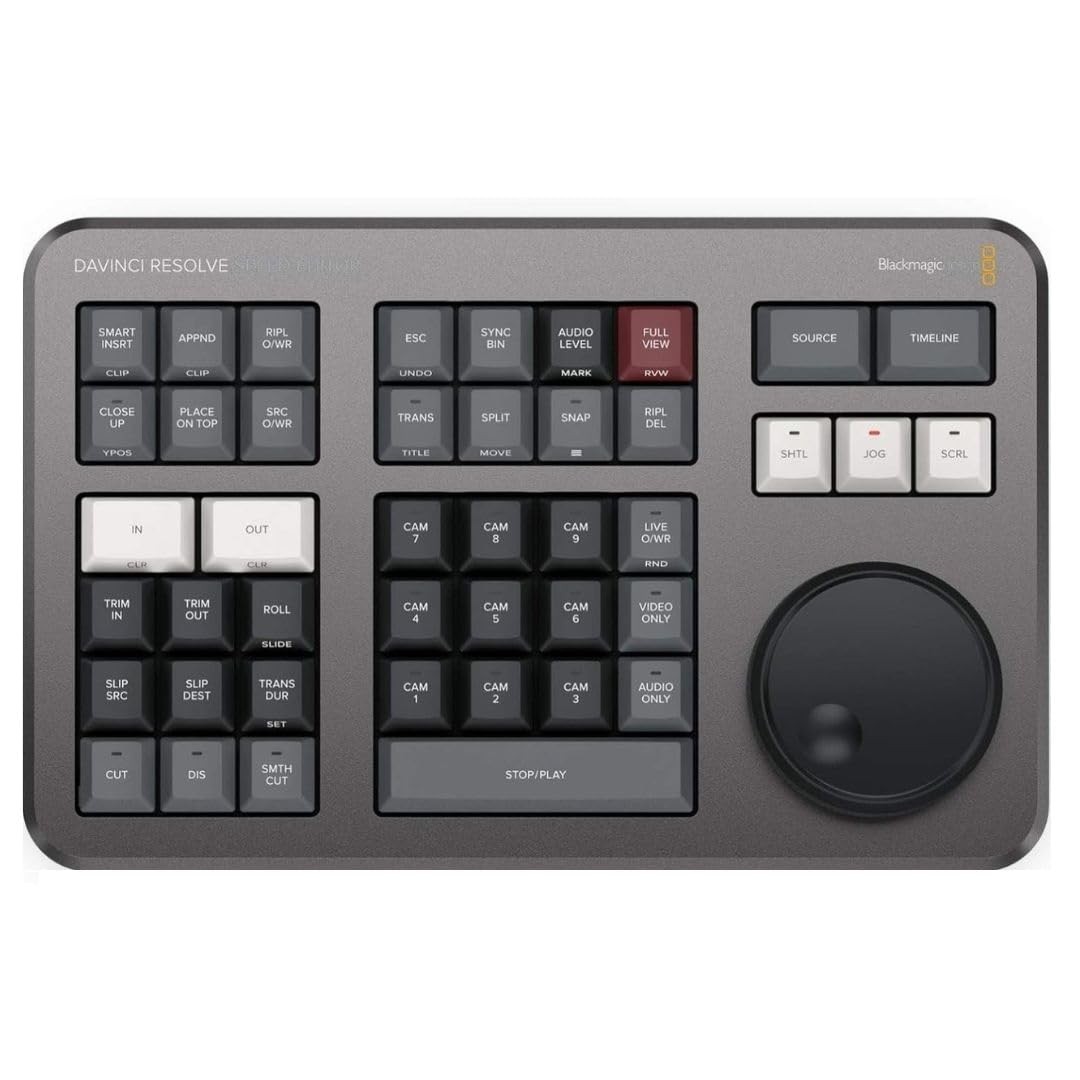 Blackmagic Davinci Resolve Speed Editor Keyboard w/Davinci Resolve 17 Studio NEW