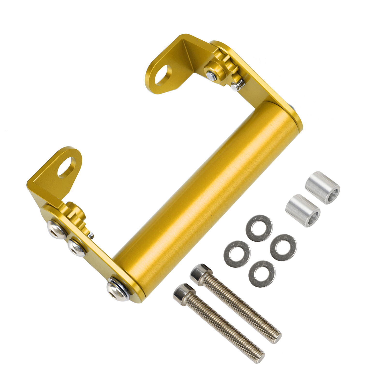 Gps Extension Bracket Phone Bracket 22Mm Universal Gold For Motorbike Moto  #3