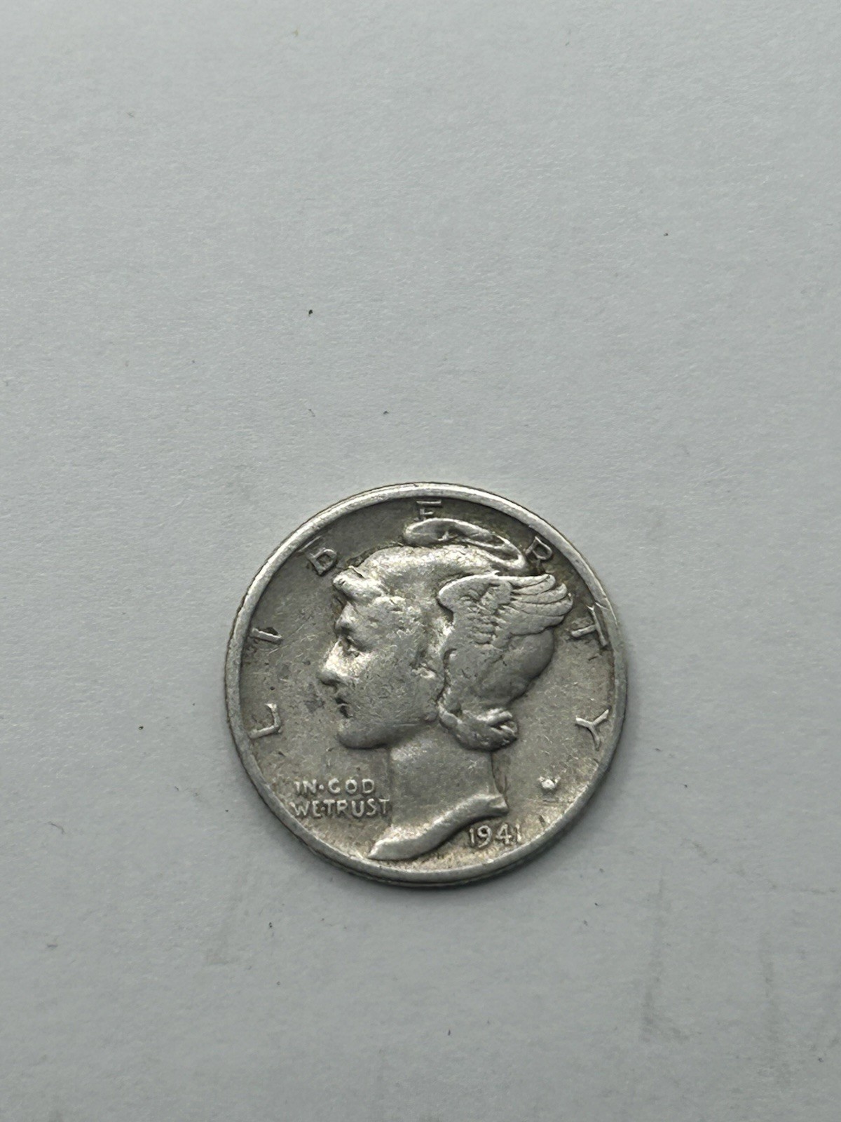 1941 Mercury Dime VF