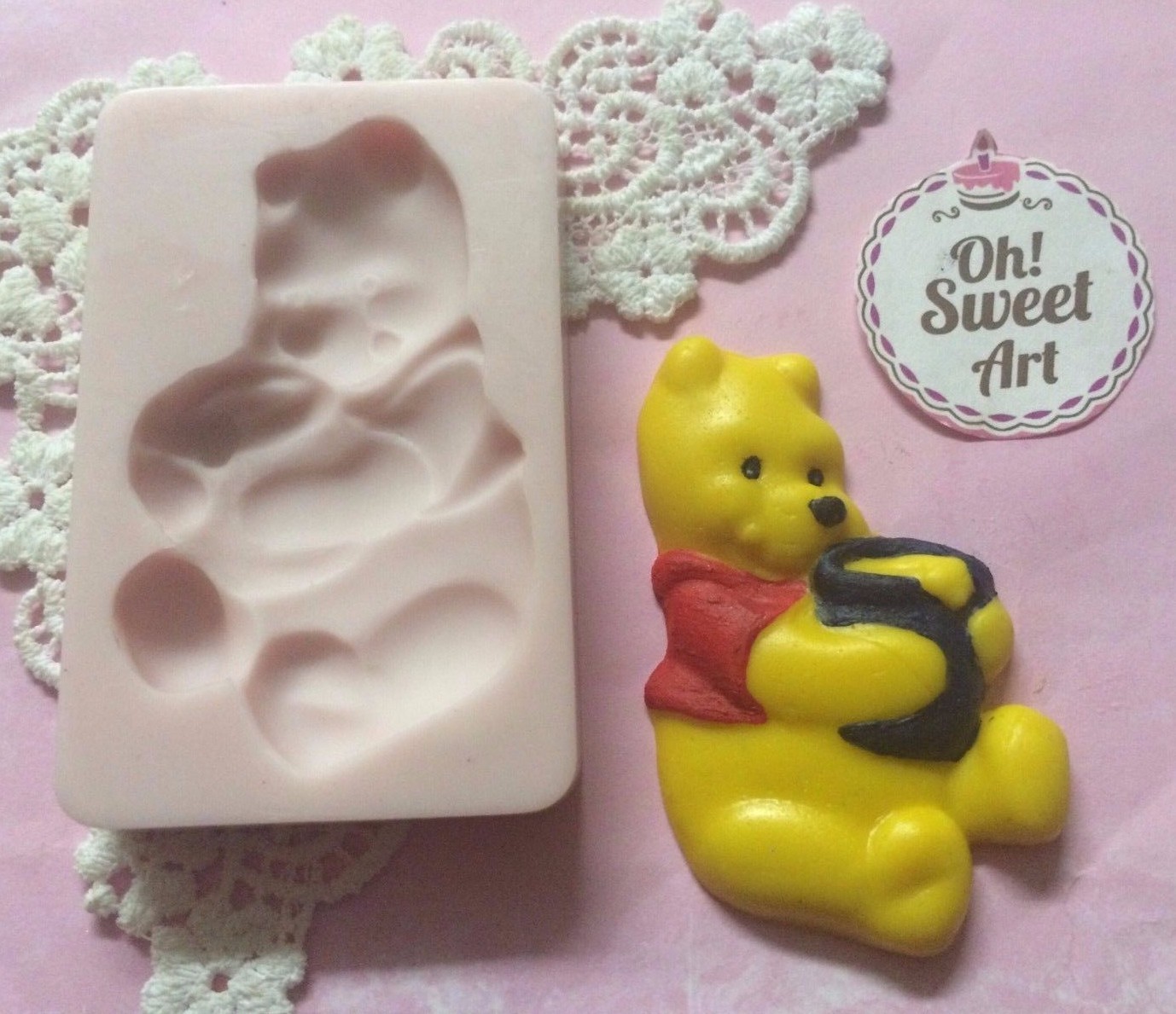 Winnie the pooh honey silicone mold fondant cake decorating APPROVED FOR FOOD