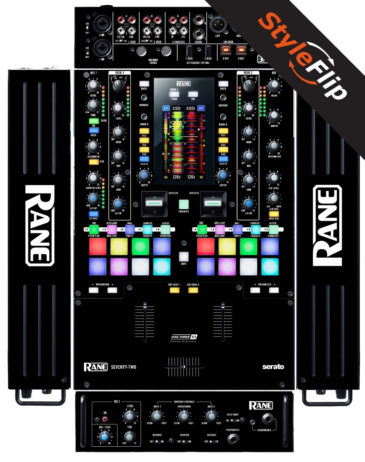 Rane Seventy Two MK1 (2019) Skin | Color Black | Protective Decal | StyleFlip