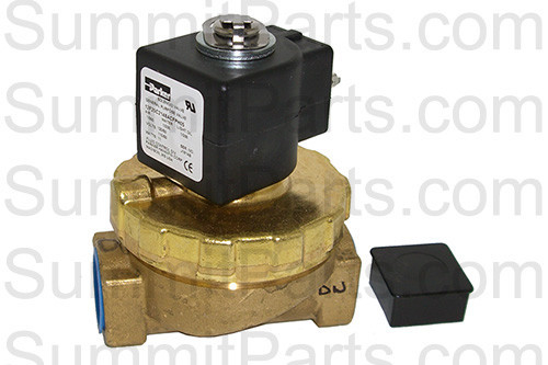 3/4 INCH PARKER BRASS WATER VALVE, 220V FOR UNIMAC WASHERS - F381701, F8521801