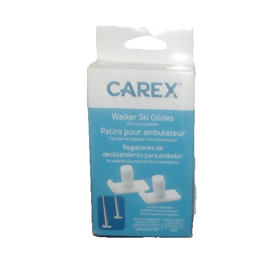 Carex Two Pack Walker Ski Gliders 2.3 x 3.5