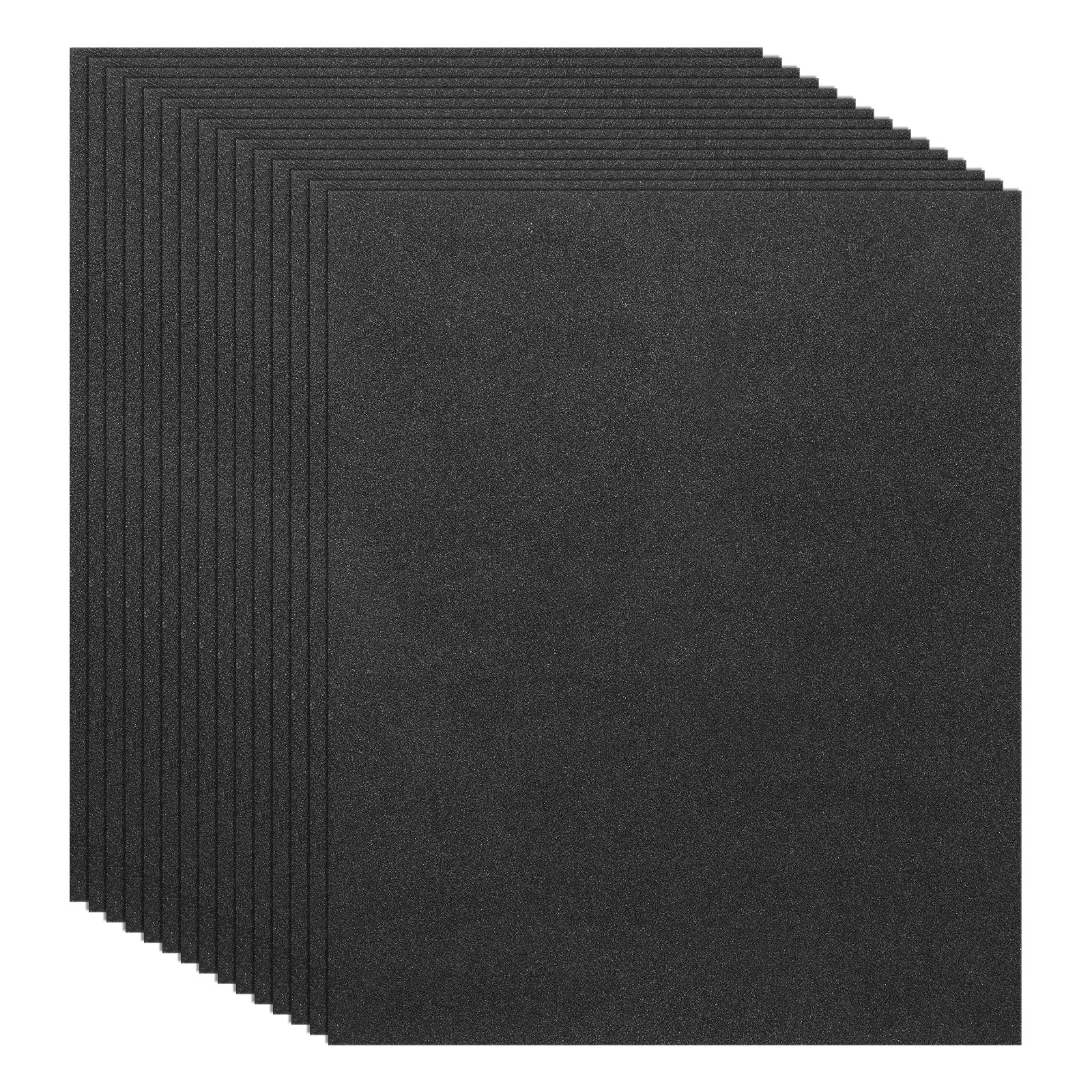 15 Pack 9" x 11" Sandpaper, 80 Grit Sand Paper for Wood Furniture