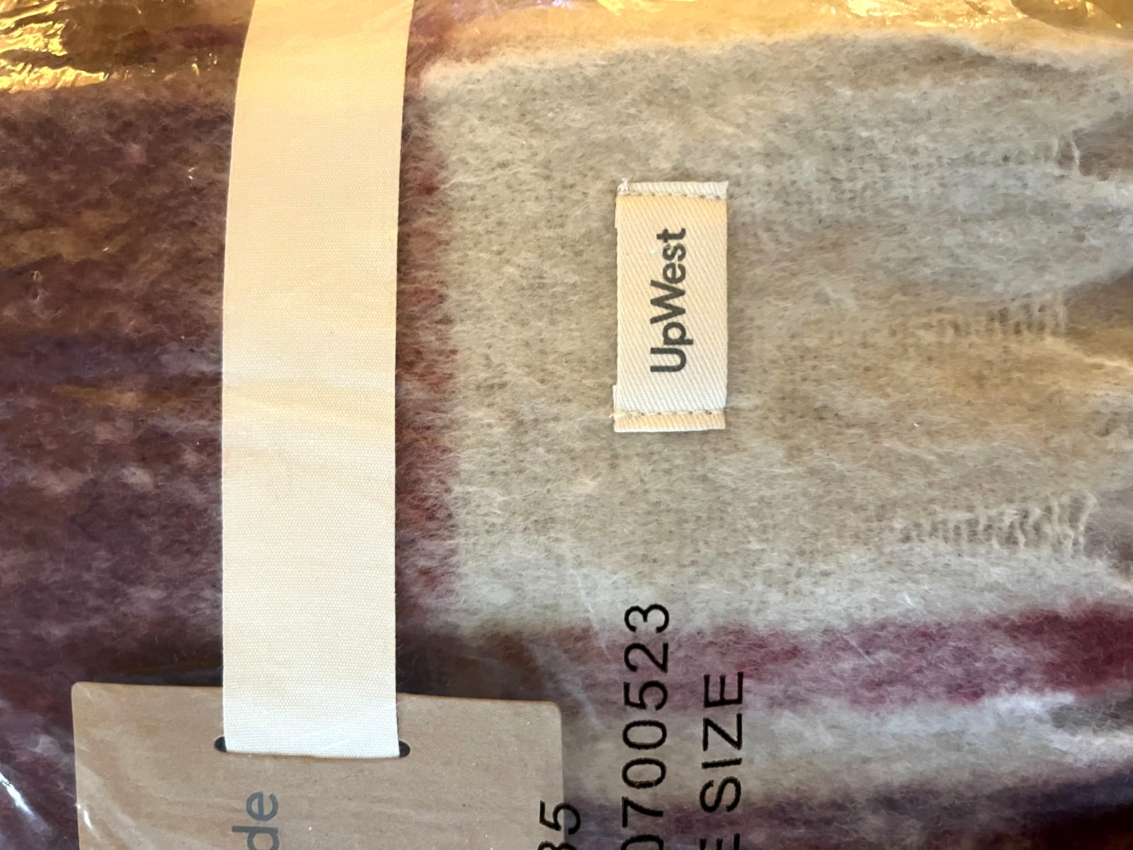 Fireside Brushed Flannel Throw Blanket One Size